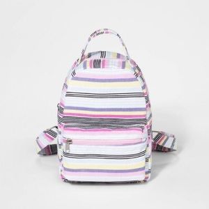 art class Accessories - Girl’s Striped canvas backpack 🎒 art class Accessories - Girl’s Striped canvas backpack 🎒